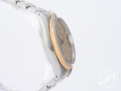 Tudor Prince Day-Date Gold Diamond Dial 18K Gold & SS Auto Watch 76213