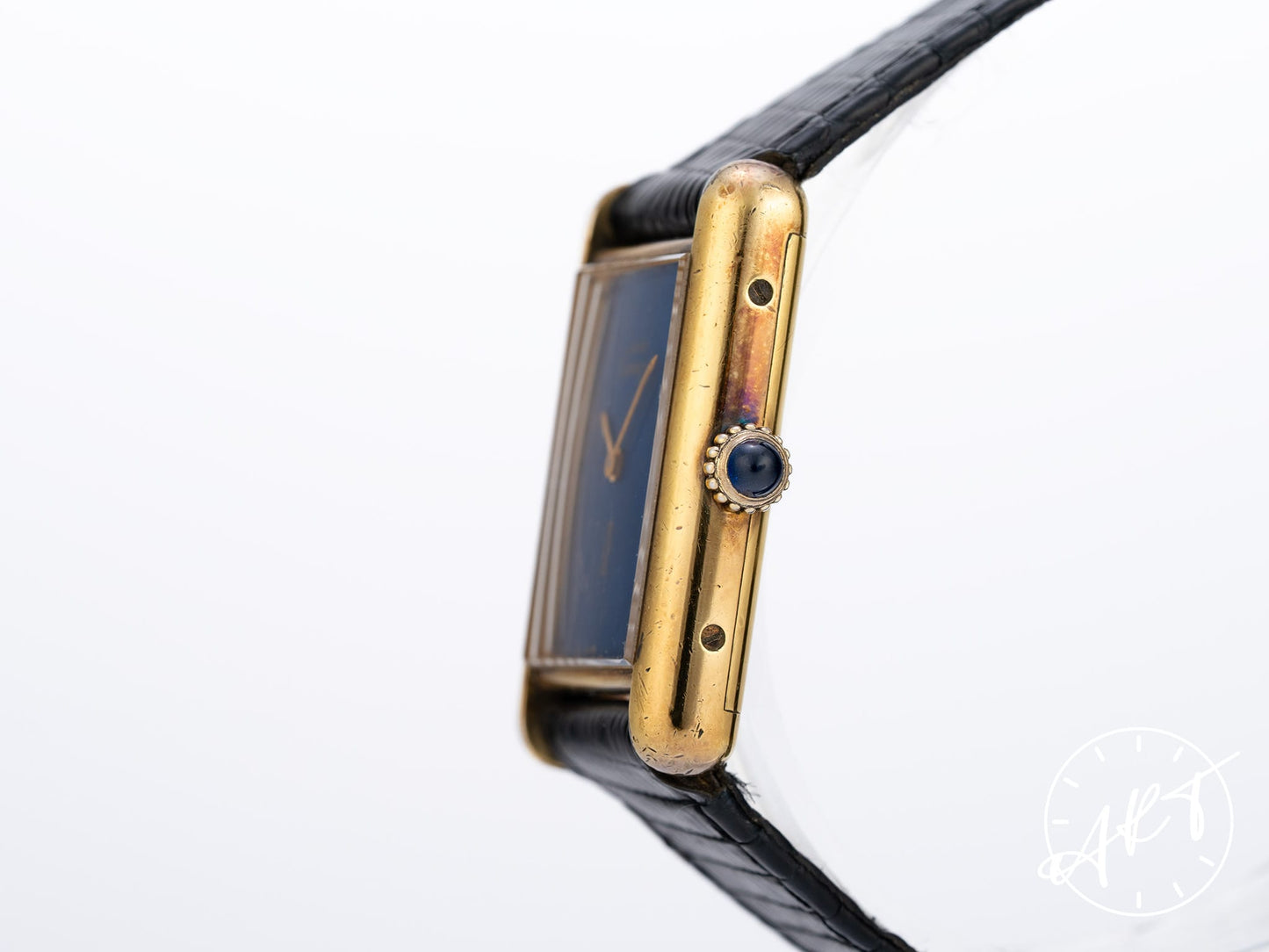 Cartier Tank Must de Cartier Large Claret Red Lacquer Dial SS Quartz Watch WSTA0054 w/Box