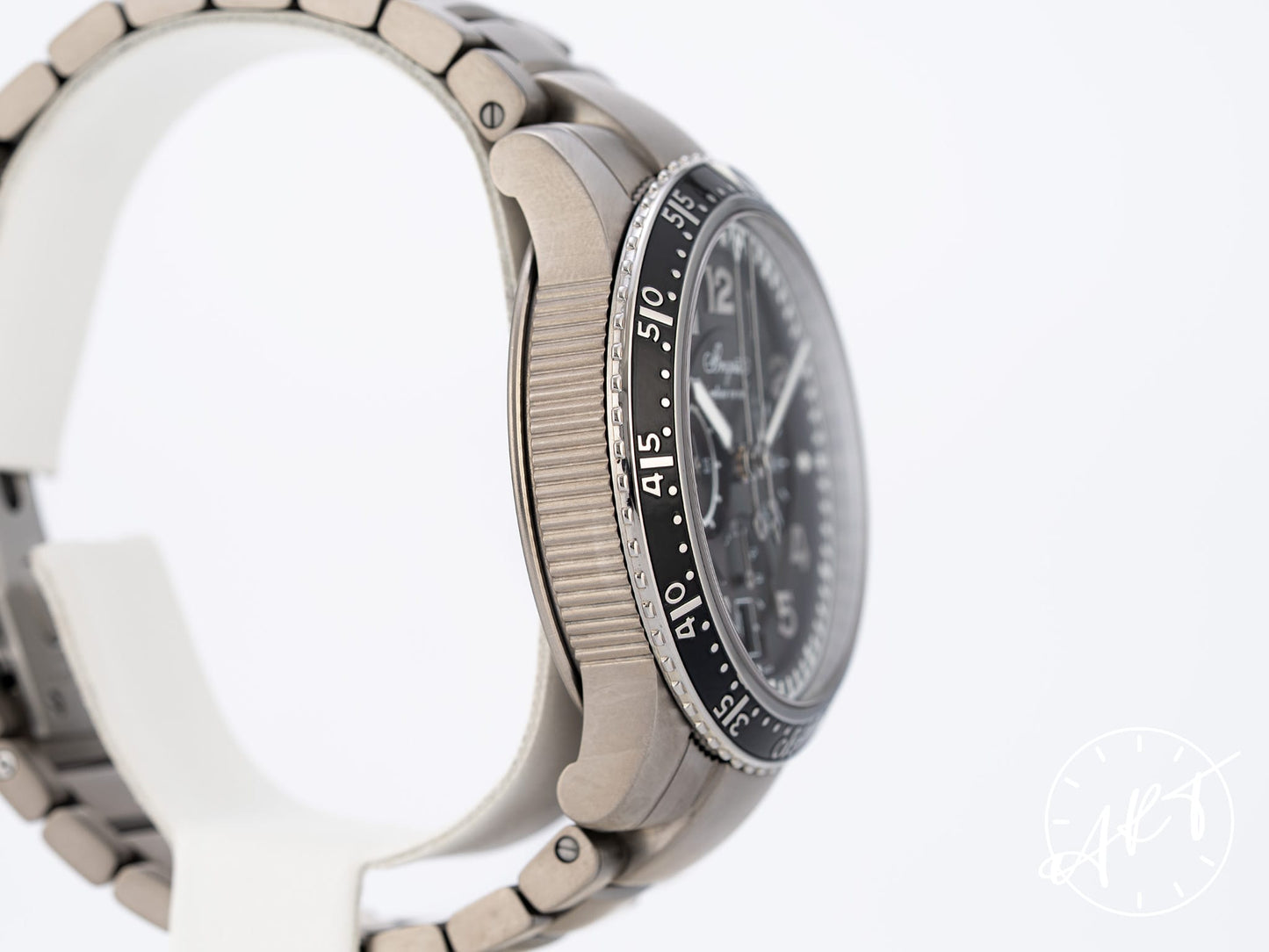 Breguet Type XXI Transatlantique Flyback Chrono Black Dial Titanium Watch 3810TI BP