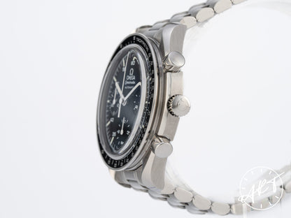 Omega Speedmaster Reduced Black Dial SS Auto Watch 3510.50.00 UNPOLISHED w/ B&P