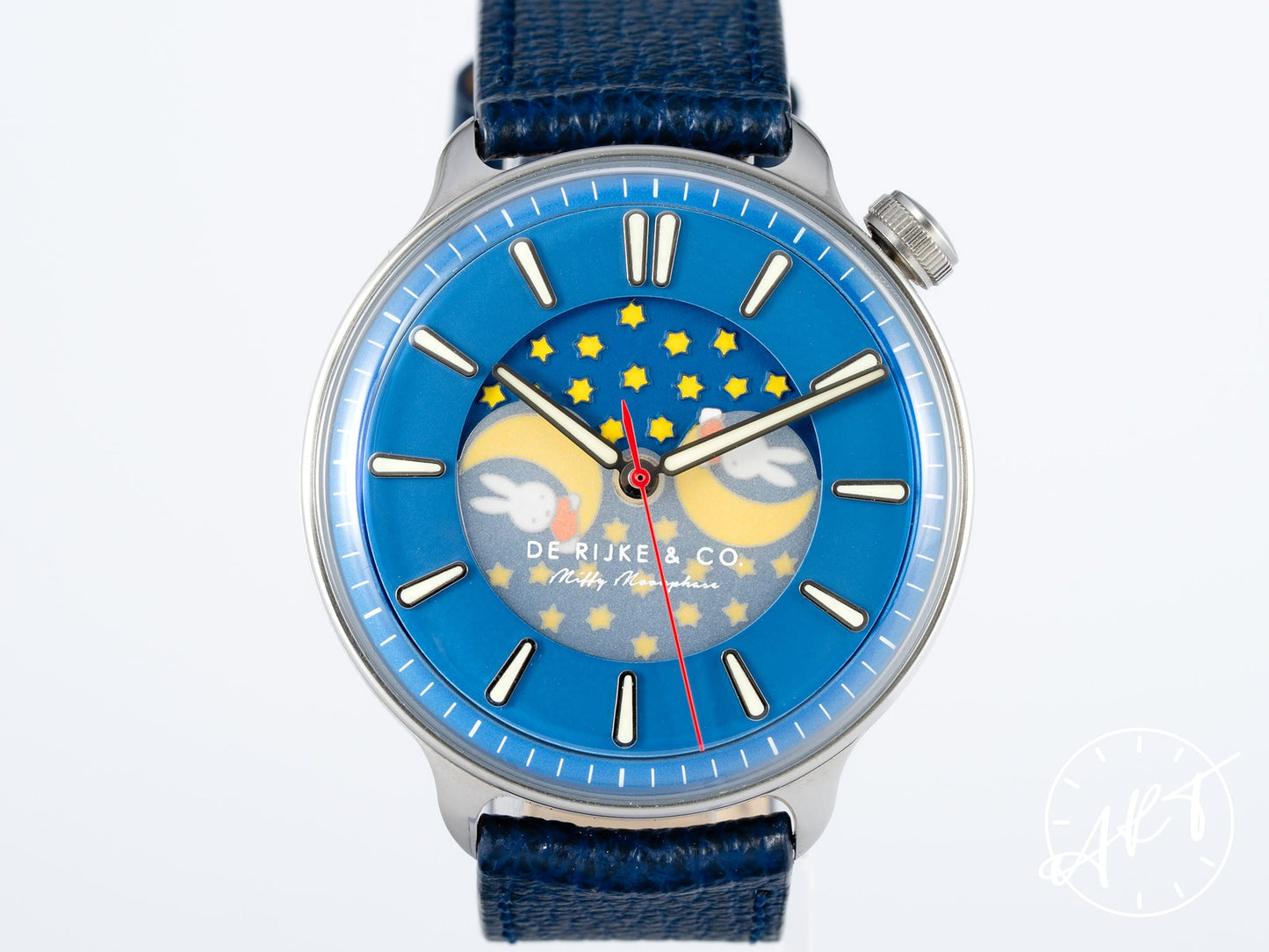 De Rijke & Co. Miffy Moonphase x Revolution Blue Dial SS 100 Pcs Ltd Watch BP