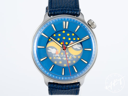 De Rijke & Co. Miffy Moonphase x Revolution Blue Dial Stainless Steel Automatic 100 Pcs Limited Edition Watch