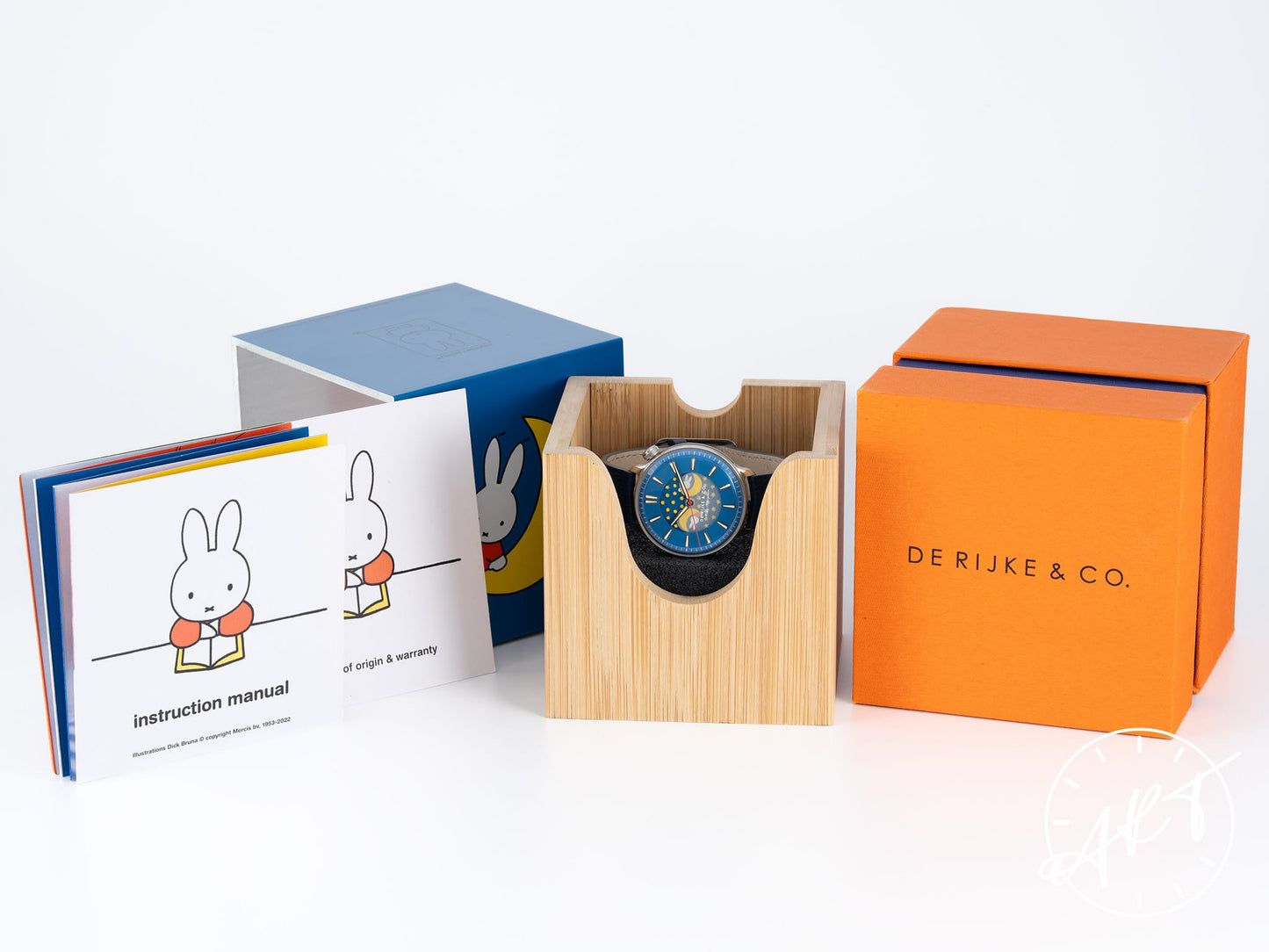 De Rijke & Co. Miffy Moonphase x Revolution Blue Dial SS 100 Pcs Ltd Watch BP