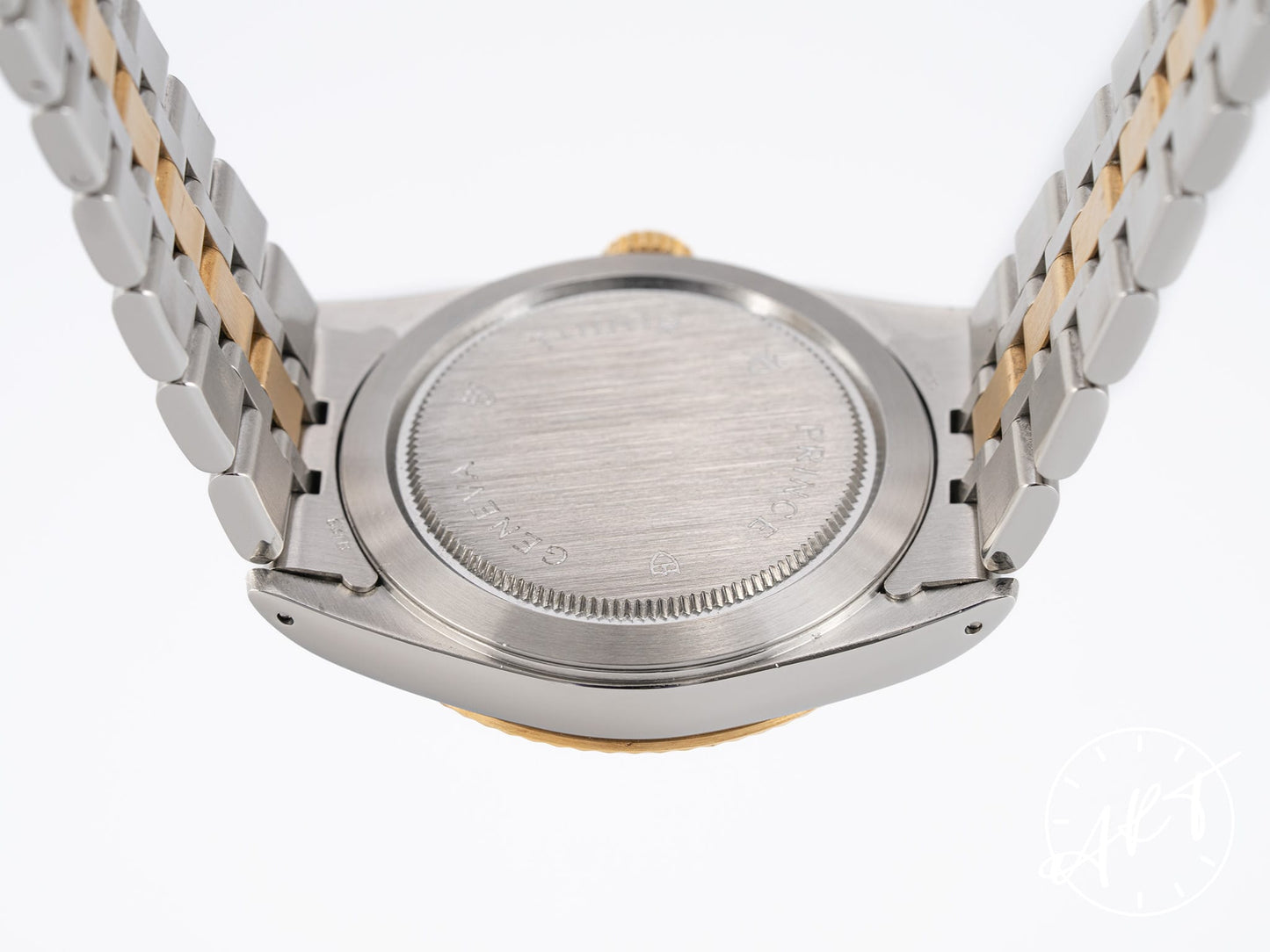 Tudor Prince Day-Date Silver Arabic Dial 18K Gold & SS SE Watch 76213
