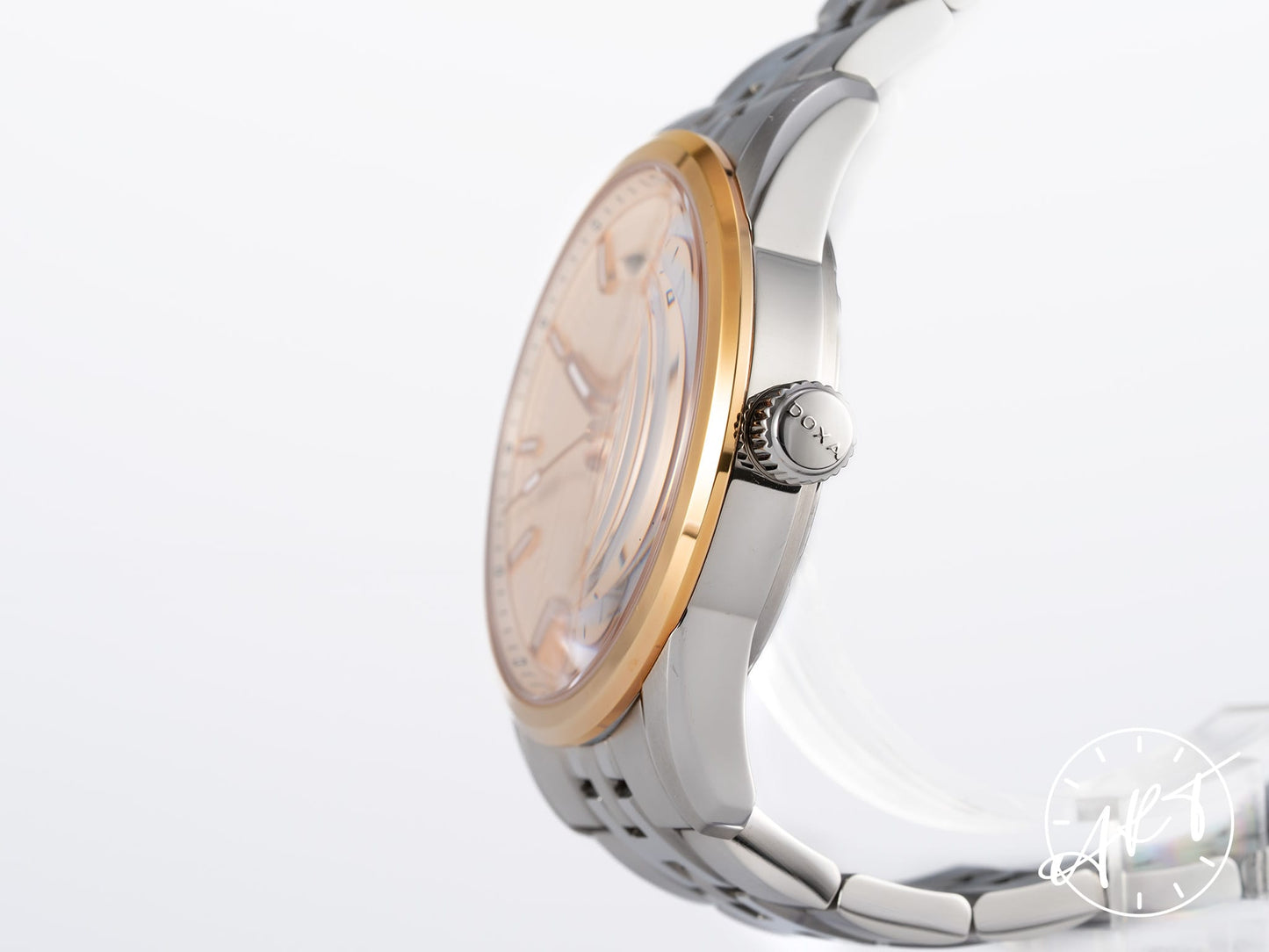 NEW DOXA Executive Homme Day-Date Champagne Dial Two-Tone RG Plated & SS Watch D188RIY BP