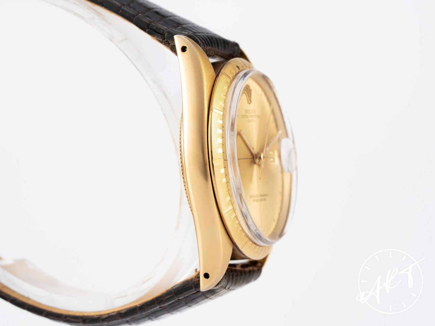 Vintage 1972 Rolex 1512 Gold Dial “Zephyr” 14K Gold Automatic Watch