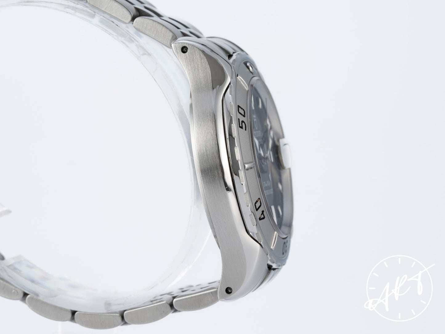 Tudor Prince Date Hydronaut Black Dial SS Auto Diver Watch 89190P w/ B&P