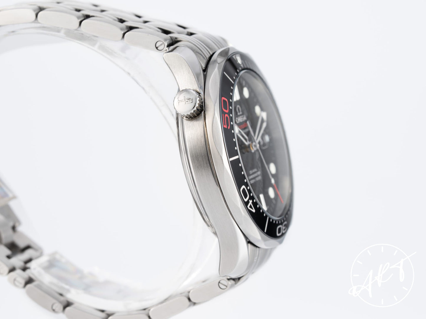Omega Seamaster Diver 300M Co-Axial Black Dial SS James Bond 50th Anniv Watch
