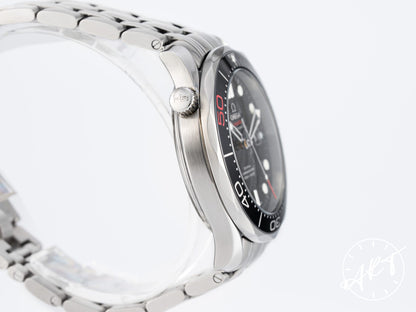 Omega Seamaster Diver 300M Co-Axial Black Dial SS James Bond 50th Anniv Watch