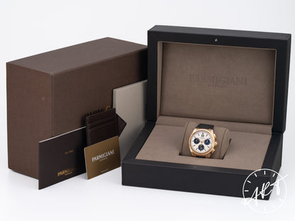 Parmigiani Tonda GT Chrono Big Date Panda Dial 18K RG Auto Watch PFC903 w/ B&P