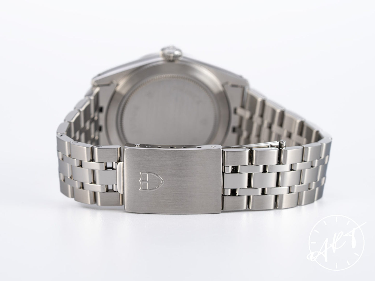 Tudor Prince Day-Date Blue Dial 18K WG & SS Auto Watch 76214 w/ B&P