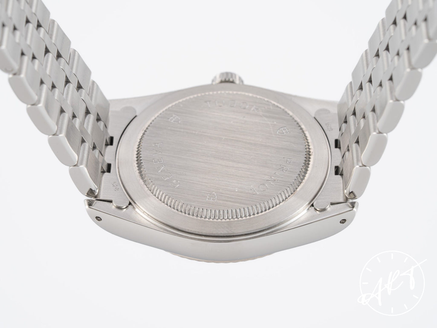 Tudor Prince Date Silver Dial 18K WG & Stainless Steel Auto Watch 74034 w/ B&P