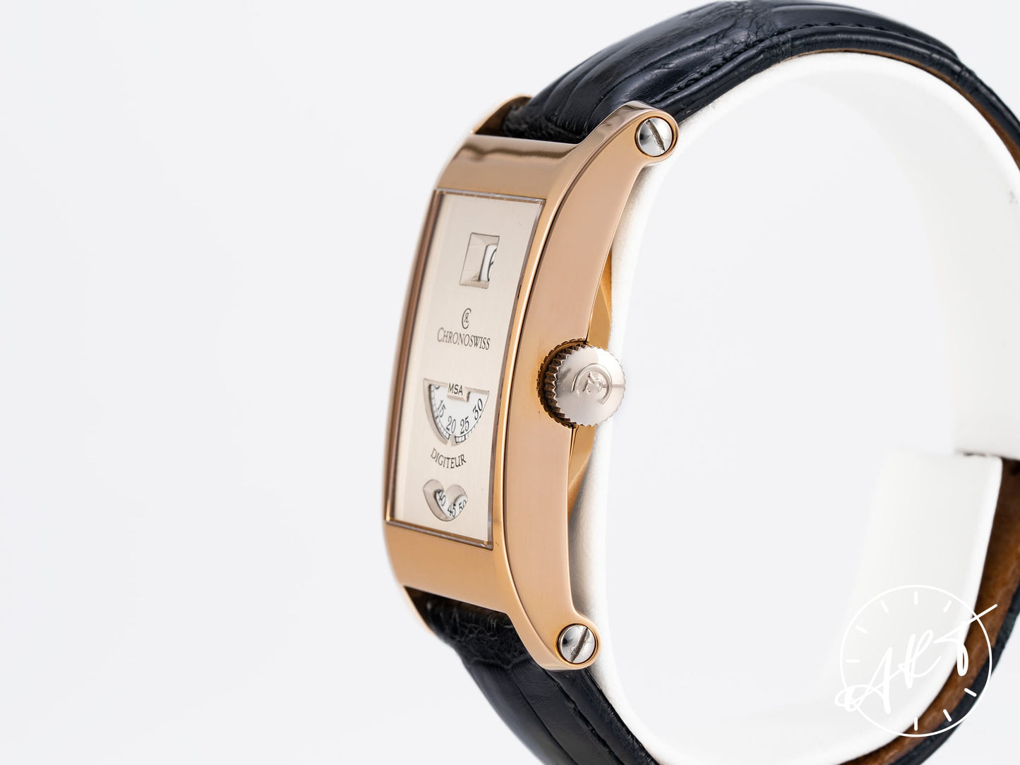 Chronoswiss Digiteur Jump Hour Silver Dial 18K RG 99 Pcs Ltd Watch CH1371RW BP