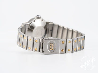 Cartier Santos Octagon White Dial 18K Gold & Stainless Steel Automatic Watch