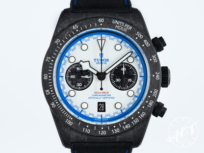 NEW Tudor Black Bay Chrono Panda Dial Carbon 25 Ltd Watch 79377KN BP