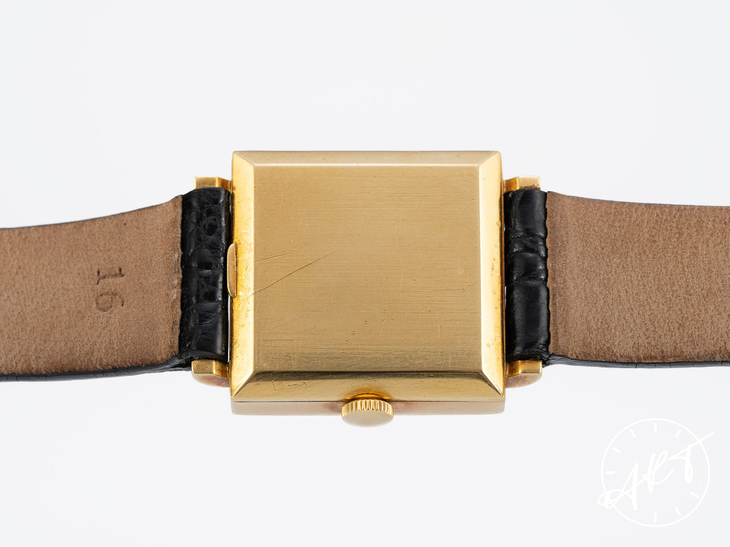 Vintage 1960 Vacheron Constantin Art Deco Silver Dial 18K Gold Watch 6759 BP
