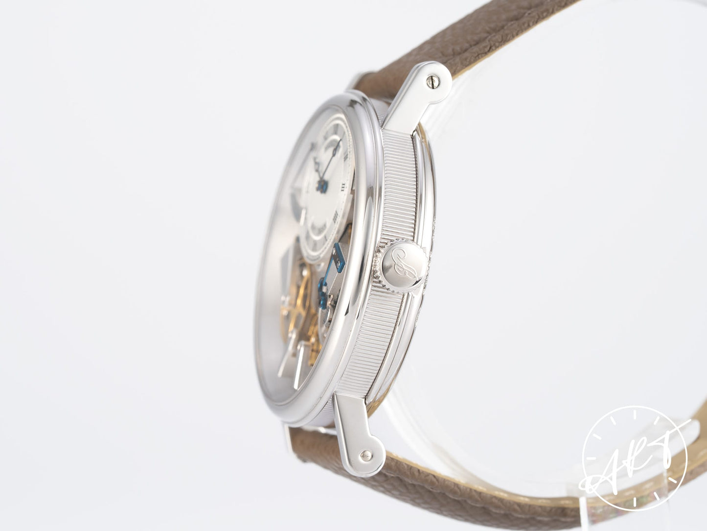 Breguet Tradition Power Reserve Silver Dial 18K WG Manual Watch 7057BB w/ B&P