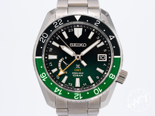 Seiko Prospex LX GMT Titanium Spring Drive US SE Diver Watch SNR053 BP