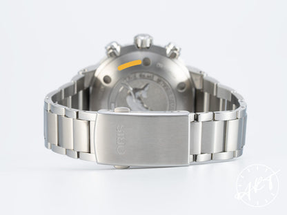 NEW Oris Aquis Chrono 45.5 Blue Dial SS Auto Blue Whale Ltd Ed Watch w/ B&P