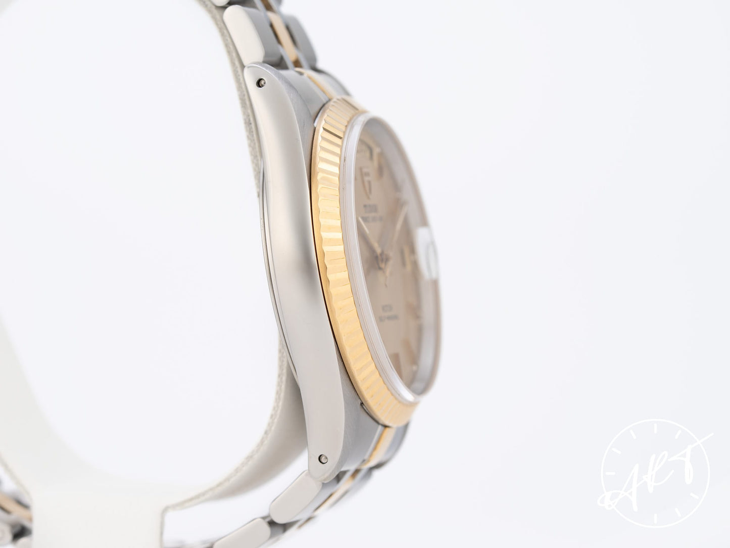 Tudor Prince Day-Date Gold Dial 18K Gold & SS Auto Watch 76213