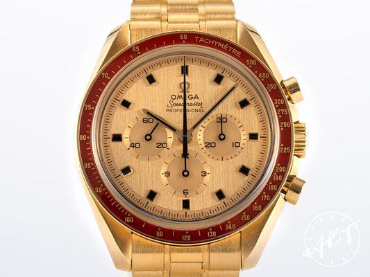 Omega Speedmaster Professional Moonshine Gold Apollo 11 50th Anniv Ltd Watch BP
