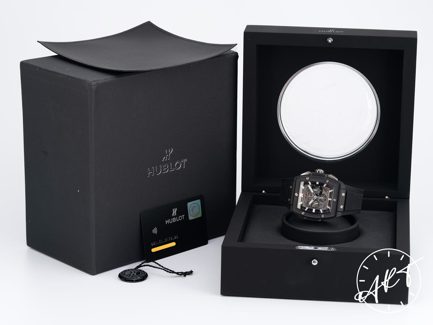 Hublot Spirit of Big Bang 45 Chrono Skeleton Dial “Black Magic” Ceramic Watch BP