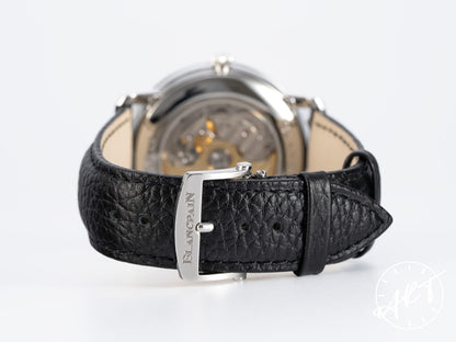 Blancpain Villeret Quantieme Complete Calendar Moonphase Gray Dial SS Watch BP