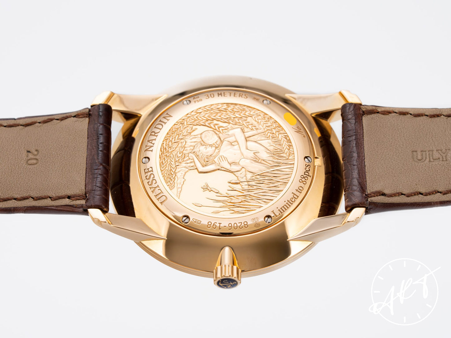 NEW Ulysse Nardin Classico Erotic Cream Dial 18K RG 88 Pcs Ltd Watch 8206-198/31 BP
