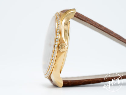 H. Moser & Cie. Endeavour Small Seconds FACTORY DIAMONDS 18K RG Watch w/ Paper