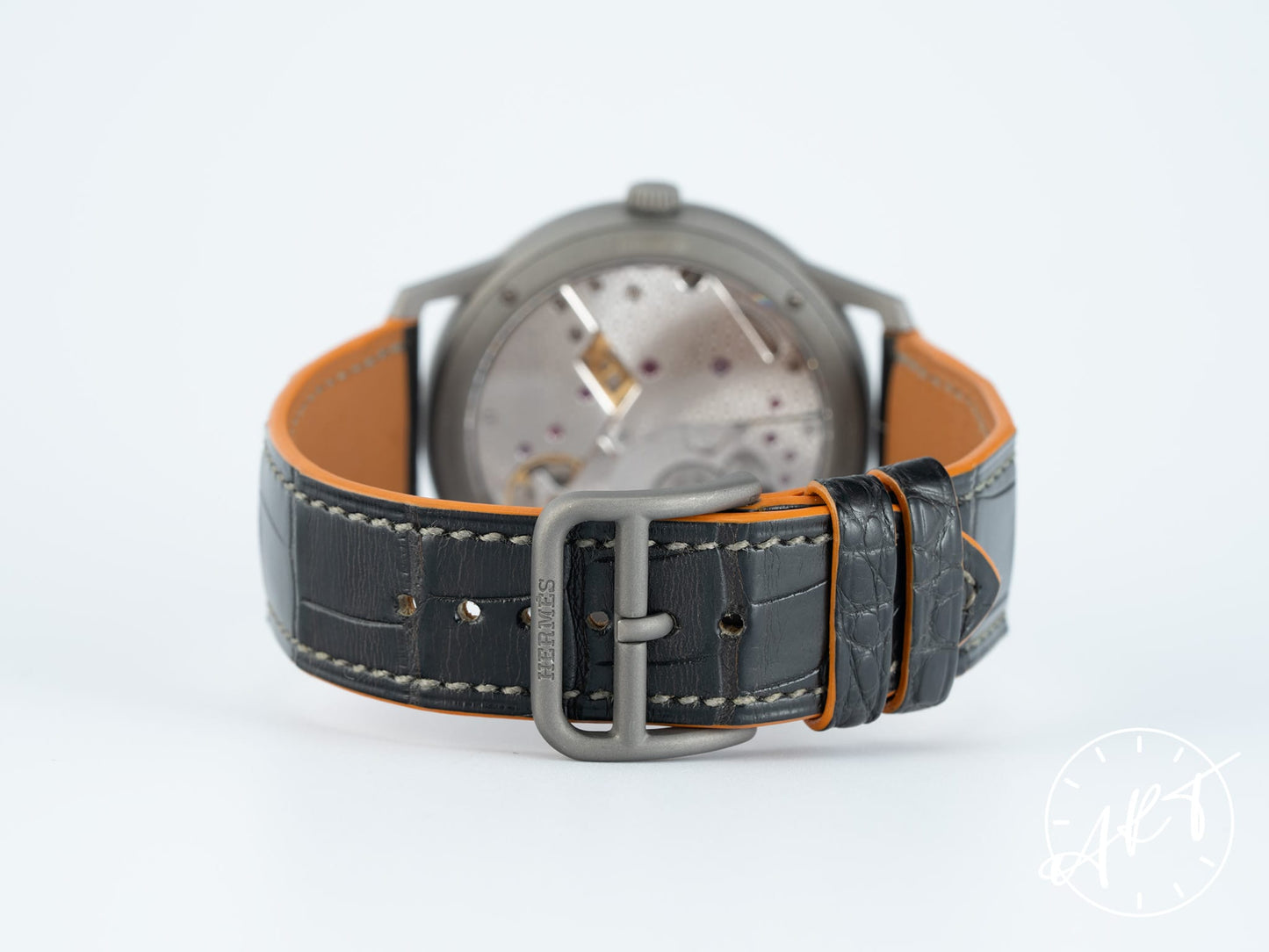 Hermès Slim Sport D'Hermès Black & Gray Dial Titanium Auto Watch W047665WW00 BP
