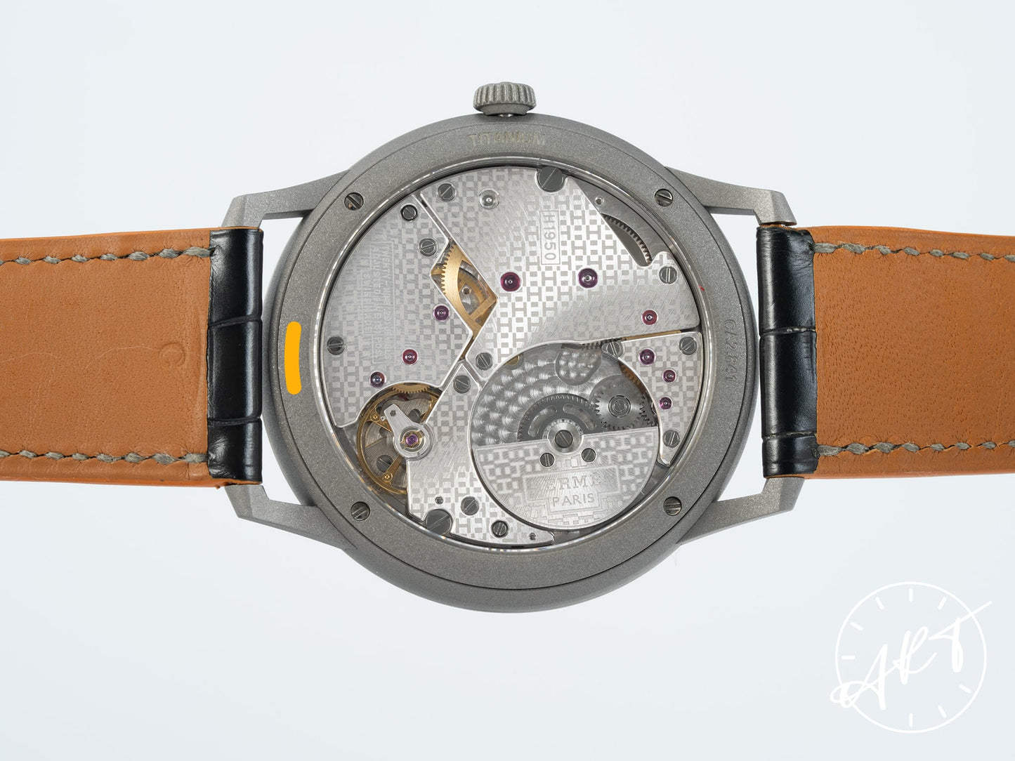 Hermès Slim Sport D'Hermès Black & Gray Dial Titanium Auto Watch W047665WW00 BP