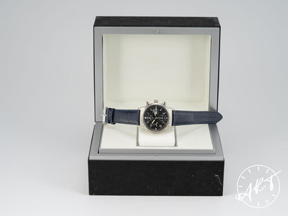 IWC Pilot Day-Date Chronograph Black Dial SS Auto Watch IW370607 w/ Box