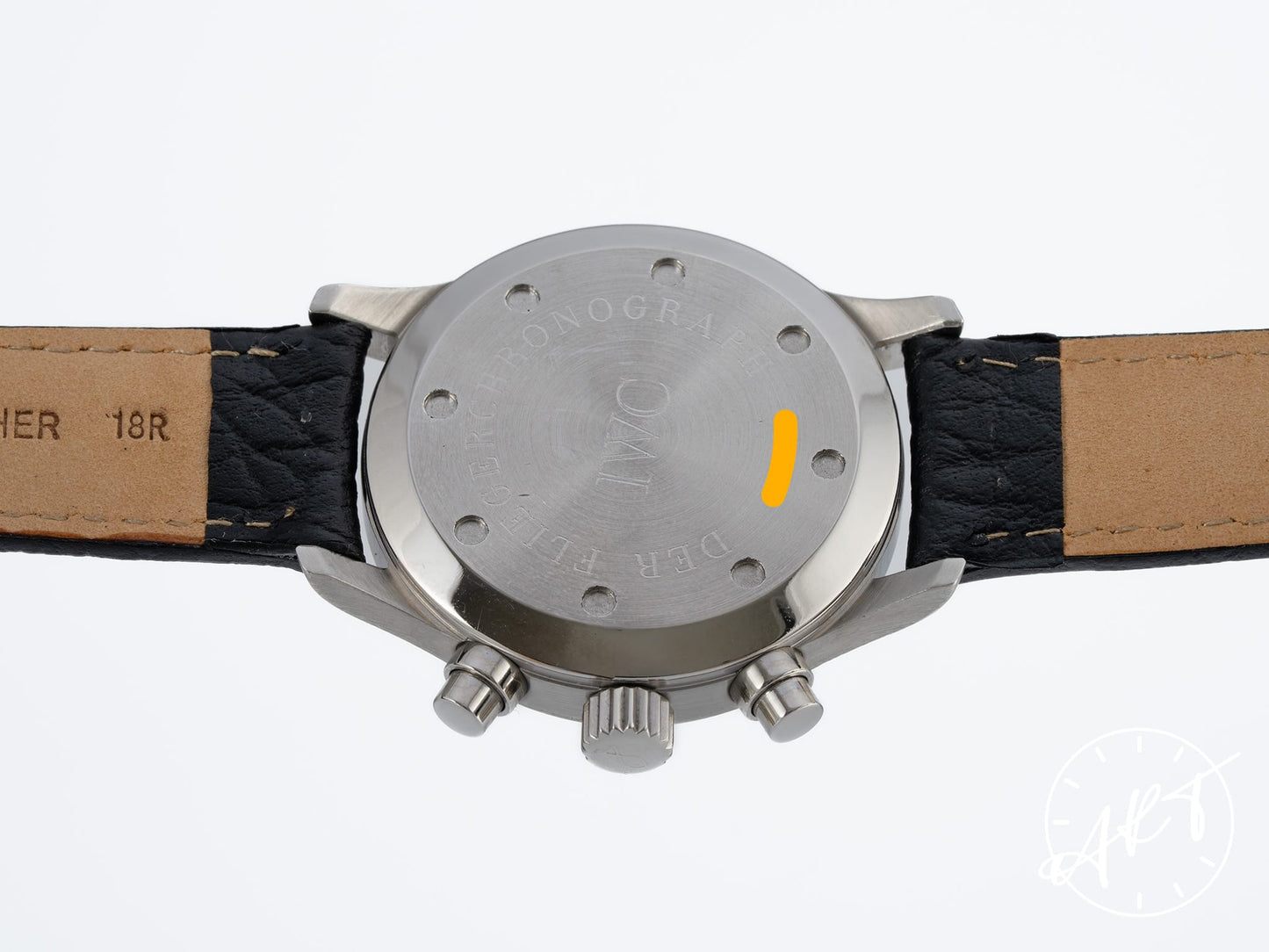 IWC Pilot’s Chronograph Black Dial SS Mecha-Quartz Military Watch IW374101