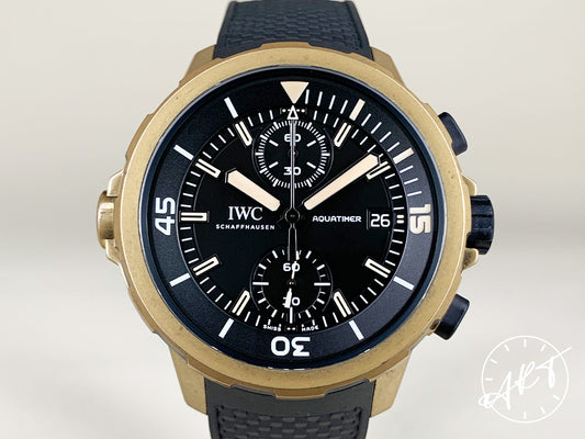 IWC Aquatimer Chrono Bronze Expedition Charles Darwin Watch IW379503 BP