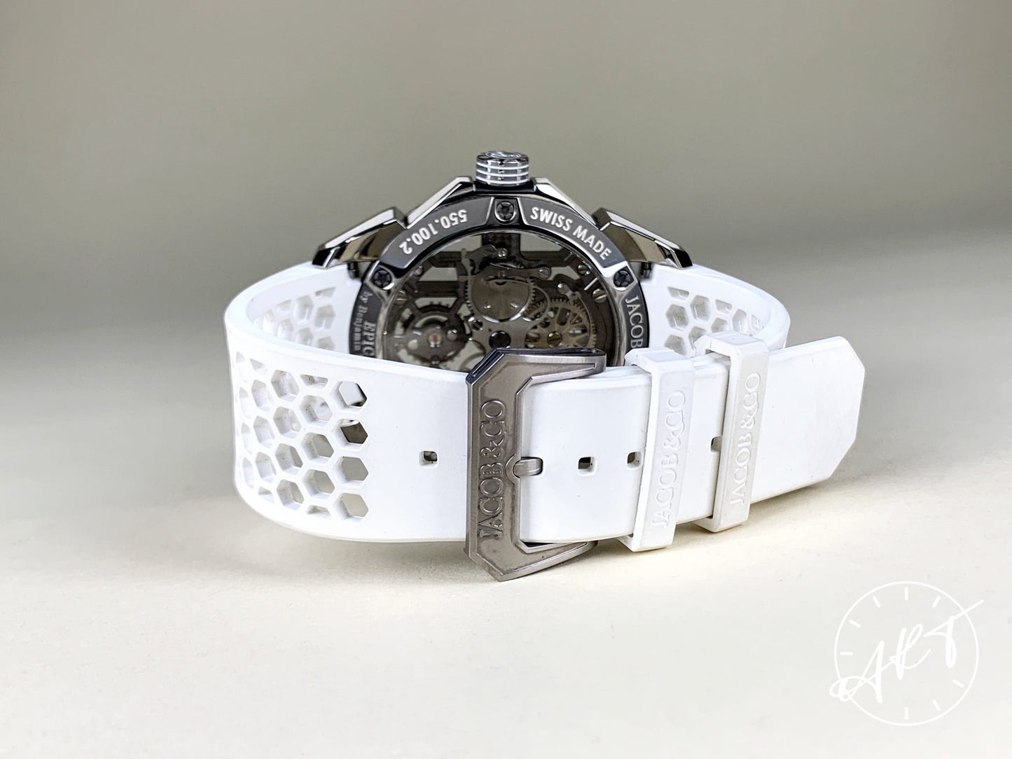 JACOB & Co. Epic X White Dial Titanium Manual Wind Limited Edition Watch EX100