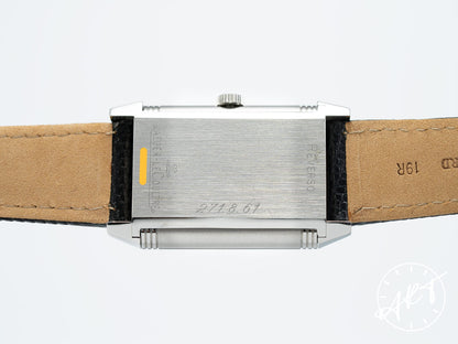 Jaeger-LeCoultre Reverso Grande Taille Black Dial “Shadow” SS Watch 271.8.61 w/Box