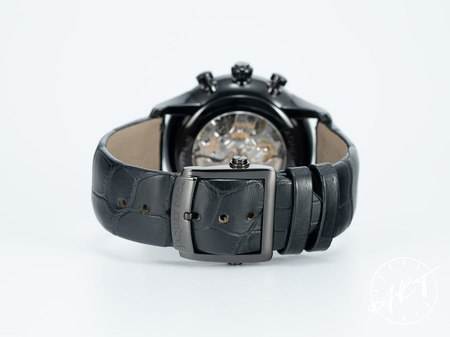Jaquet Droz Astrale Chrono Big Date Black PVD SS 88 Pcs Ltd Watch J024038201