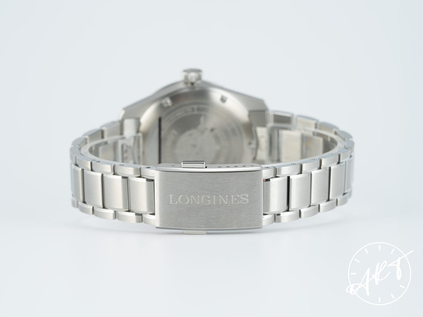Longines Spirit Zulu Time GMT Green Bezel Black Dial SS Auto Watch L38024636 BP