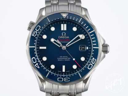 Omega Seamaster 300 Blue Dial Stainless Steel Automatic Diver Watch w/ Box