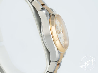 Omega Seamaster Aqua Terra 150M MOP Dial 18K Gold & SS Ladies Diver Watch BP