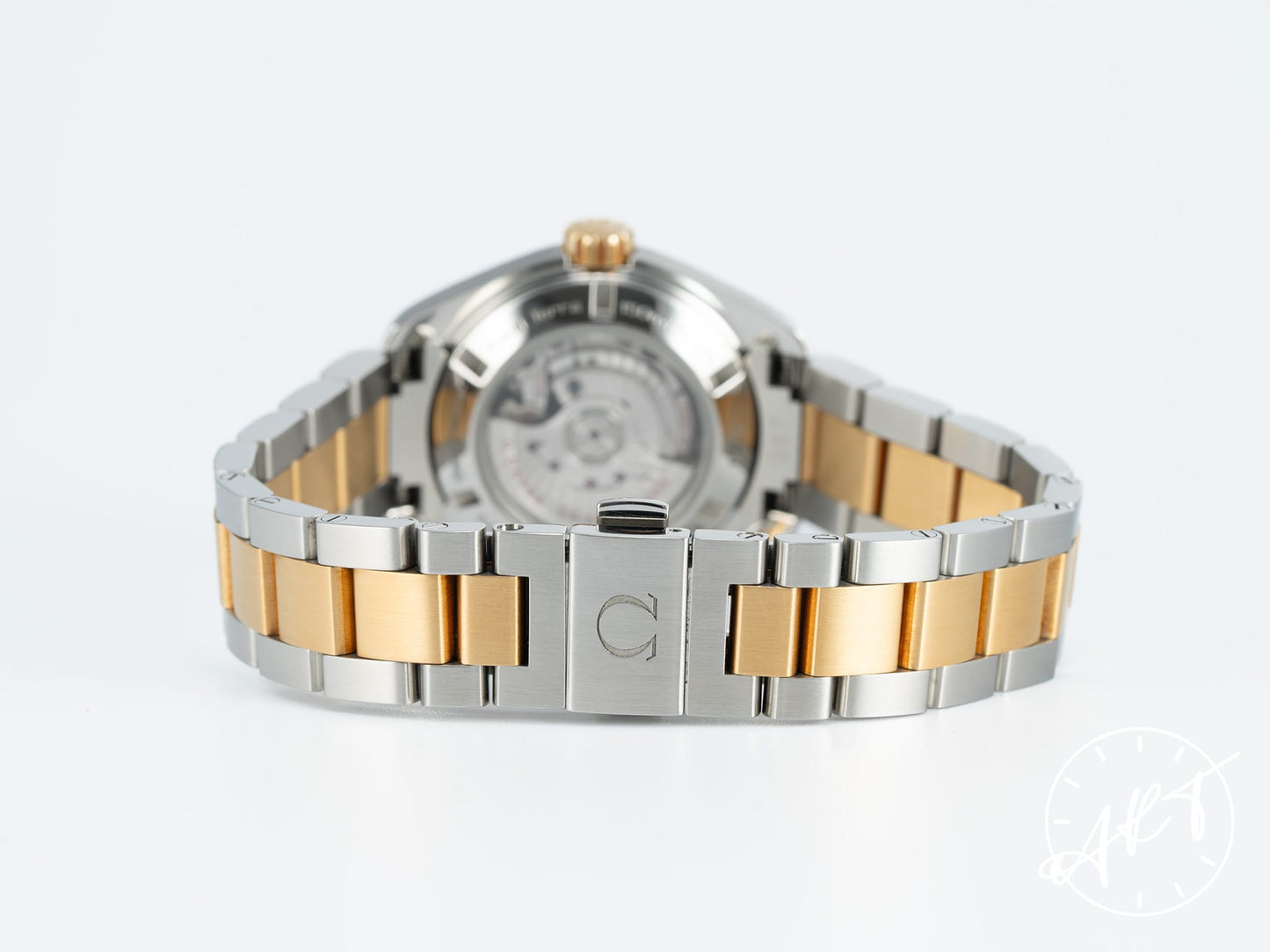 Omega Seamaster Aqua Terra 150M MOP Dial 18K Gold & SS Ladies Diver Watch BP