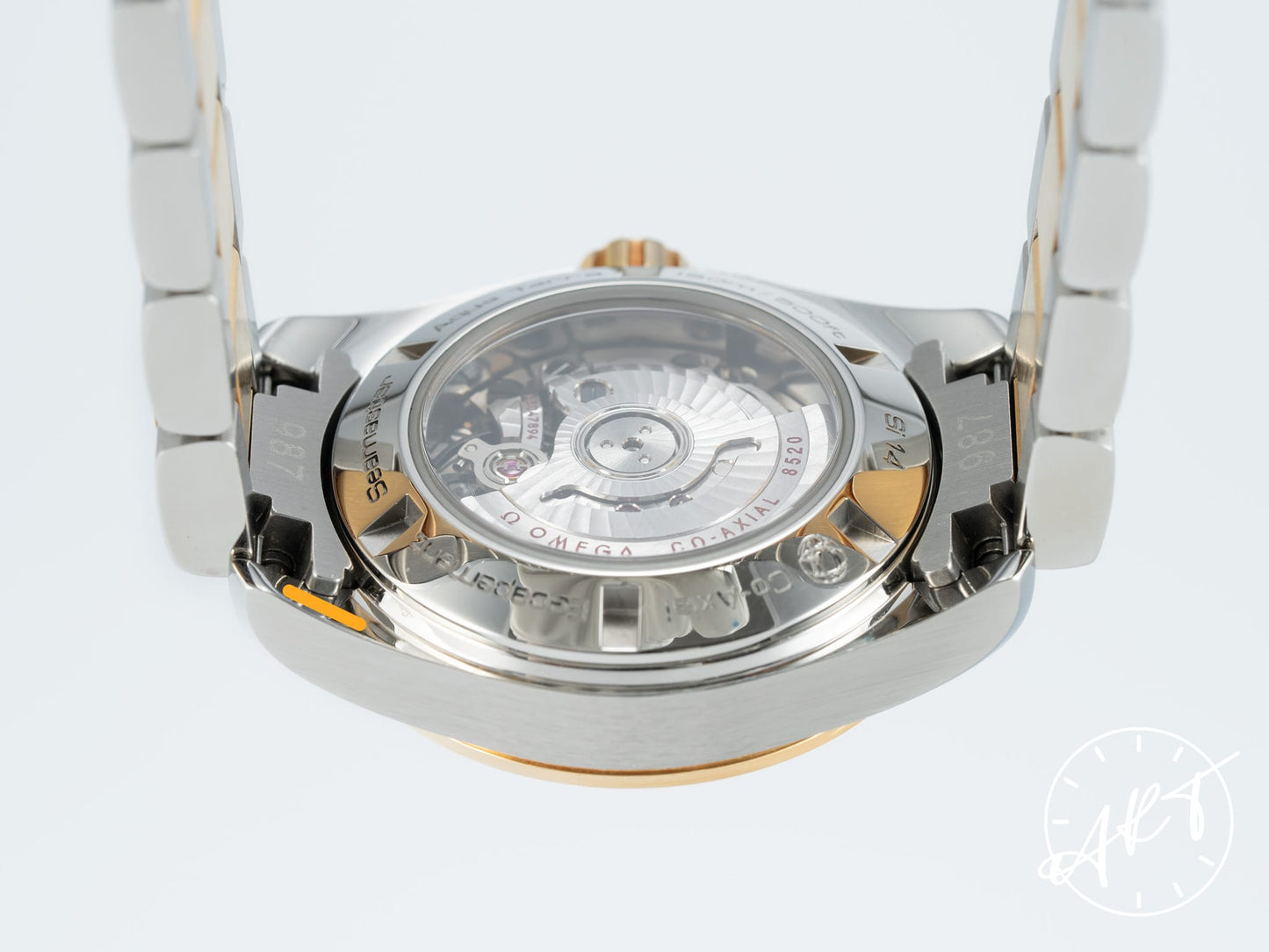 Omega Seamaster Aqua Terra 150M MOP Dial 18K Gold & SS Ladies Diver Watch BP