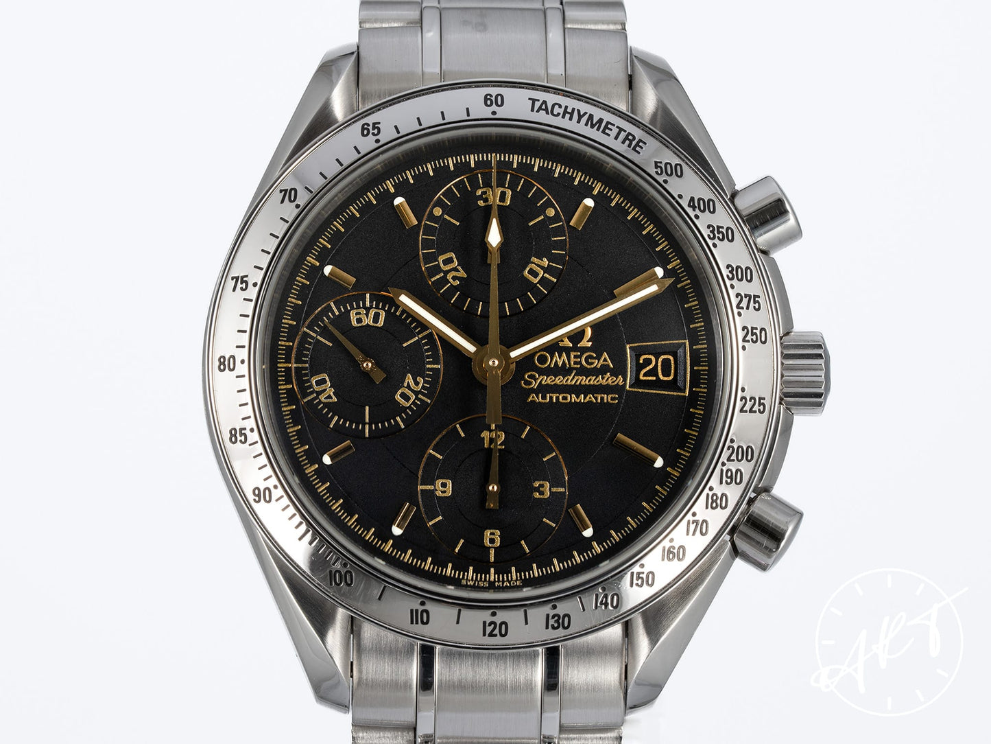 Omega Speedmaster Date 39 Black Dial SS Auto Asia SE Watch 3513.54.00 w/ B&P
