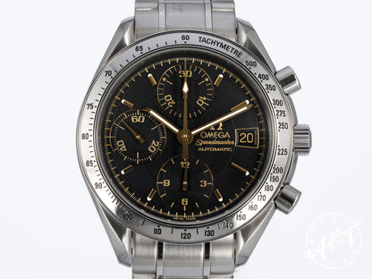 Omega Speedmaster Date 39 Black Dial SS Auto Asia SE Watch 3513.54.00 w/ B&P