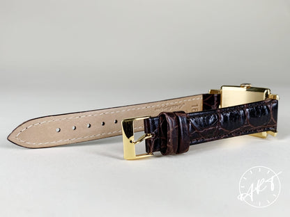 Vintage 1940s Gruen Curvex Silver Dial 10K Gold Filled Manual Wind Watch