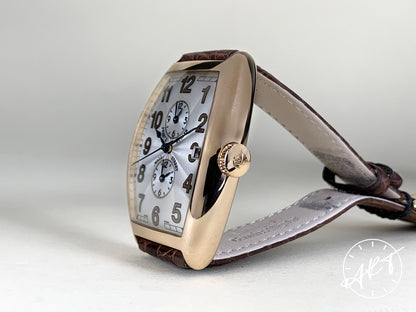 Franck Muller Master Banker Multi Time Zone Silver Dial 18K RG 10 Pcs Ltd Watch BP