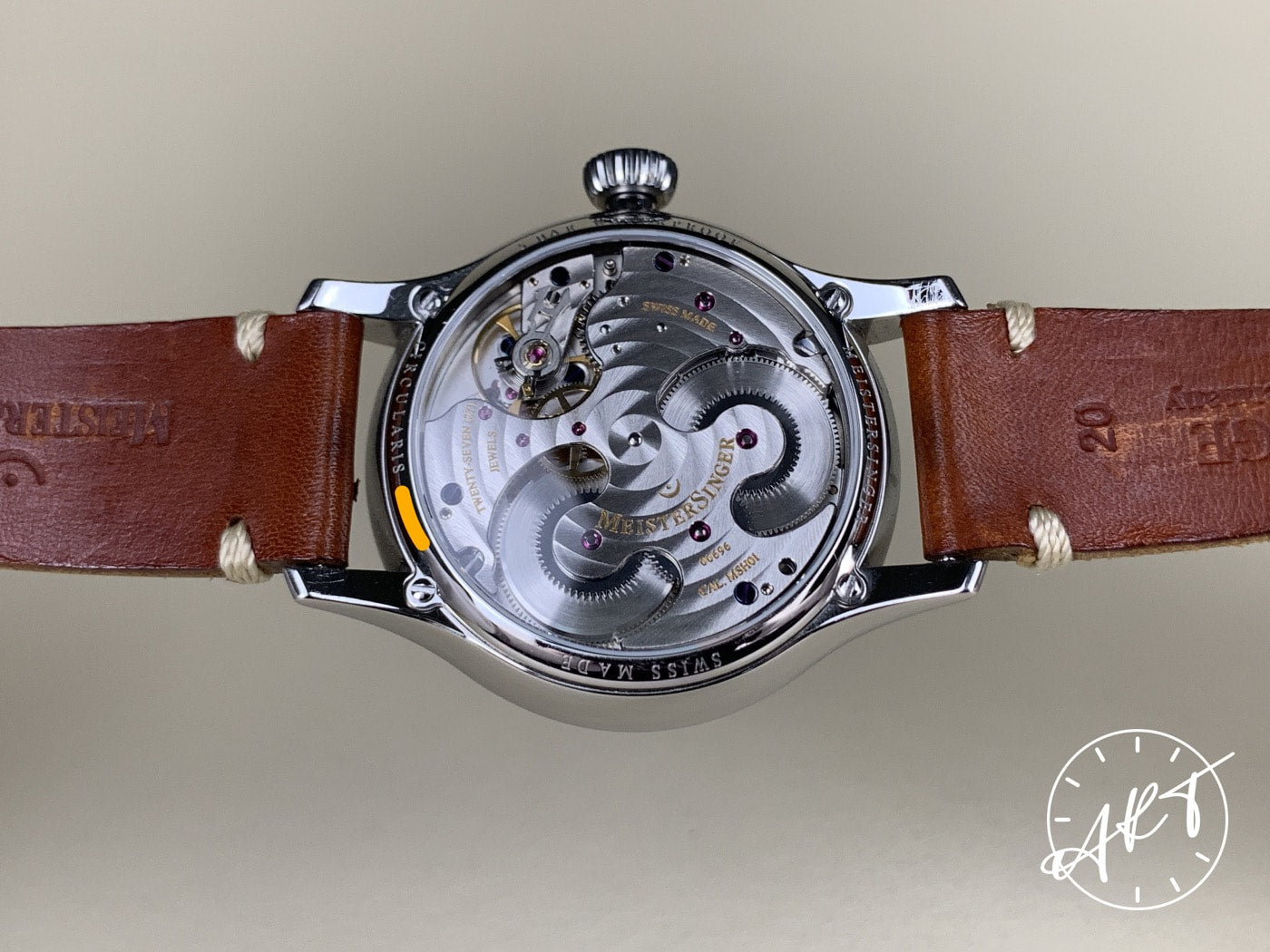 MeisterSinger Circularis Blue Dial Stainless Steel Manual Watch CC108 w/ B&P