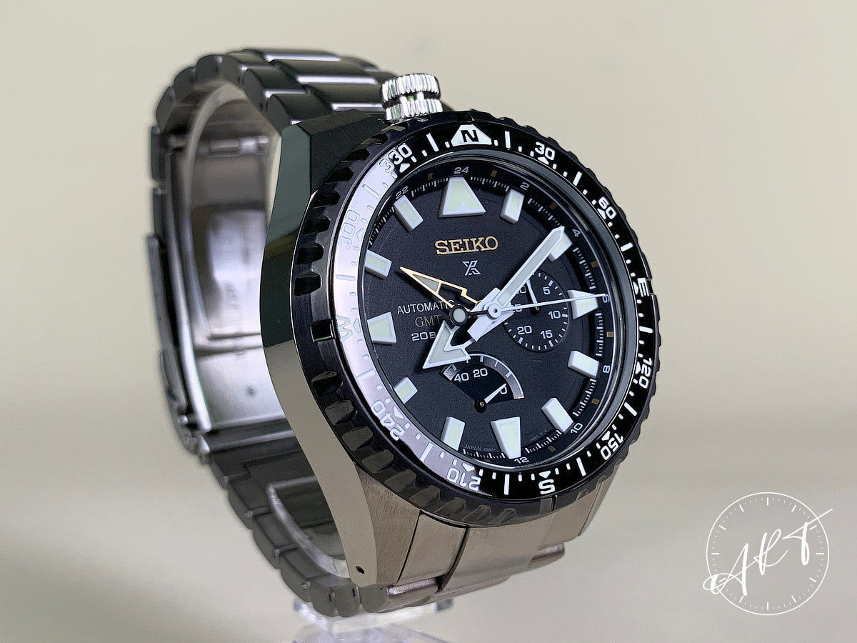 Seiko Prospex Landmaster Black Dial Titanium 25th Anniv Diver Watch SBEJ003 BP
