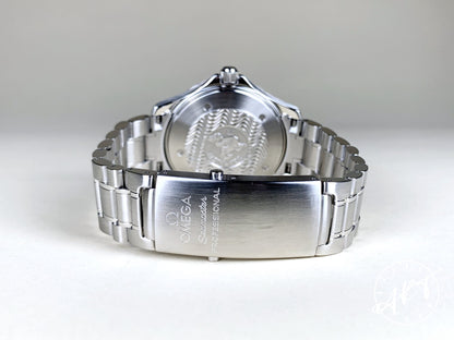 Omega Seamaster 300 Electric Blue Wave Dial SS Auto Diver Watch 2255.80.00
