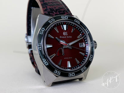 Grand Seiko Sport Red Dial Spring Drive Godzilla 65th Anniv Ltd Watch SBGA405 BP